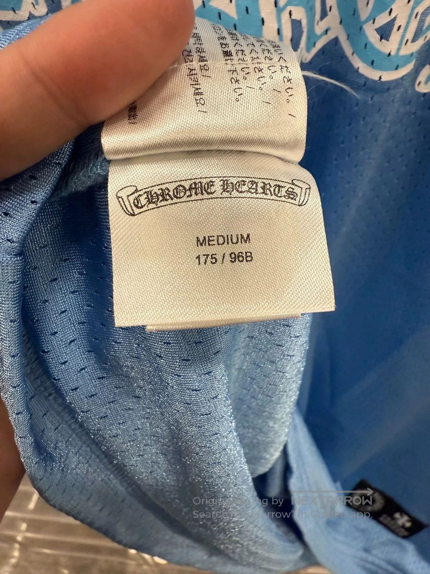 Chrome Hearts Chrome Hearts Blue Short Sleeve Hockey Jersey. Size US M / EU 48-50 / 2 - 6 Thumbnail