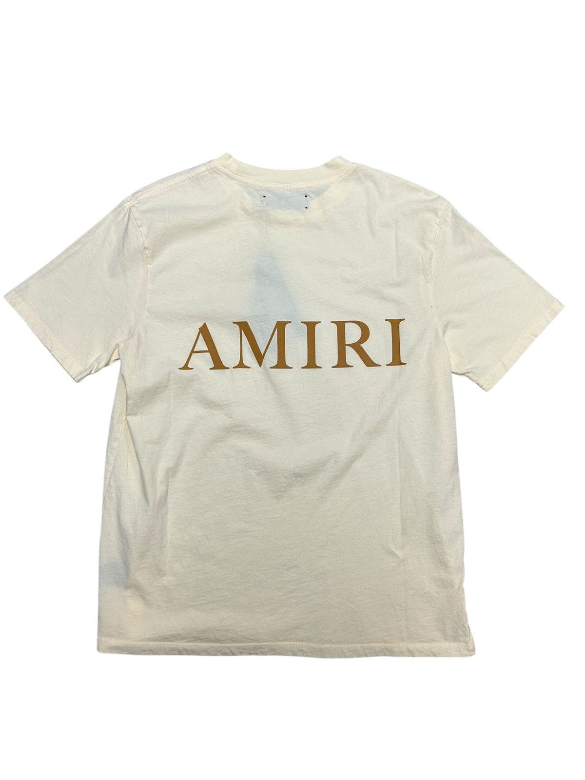 Amiri Amiri French Vanilla Tee - BNWT Size Small Size US S / EU 44-46 / 1 - 3 Thumbnail