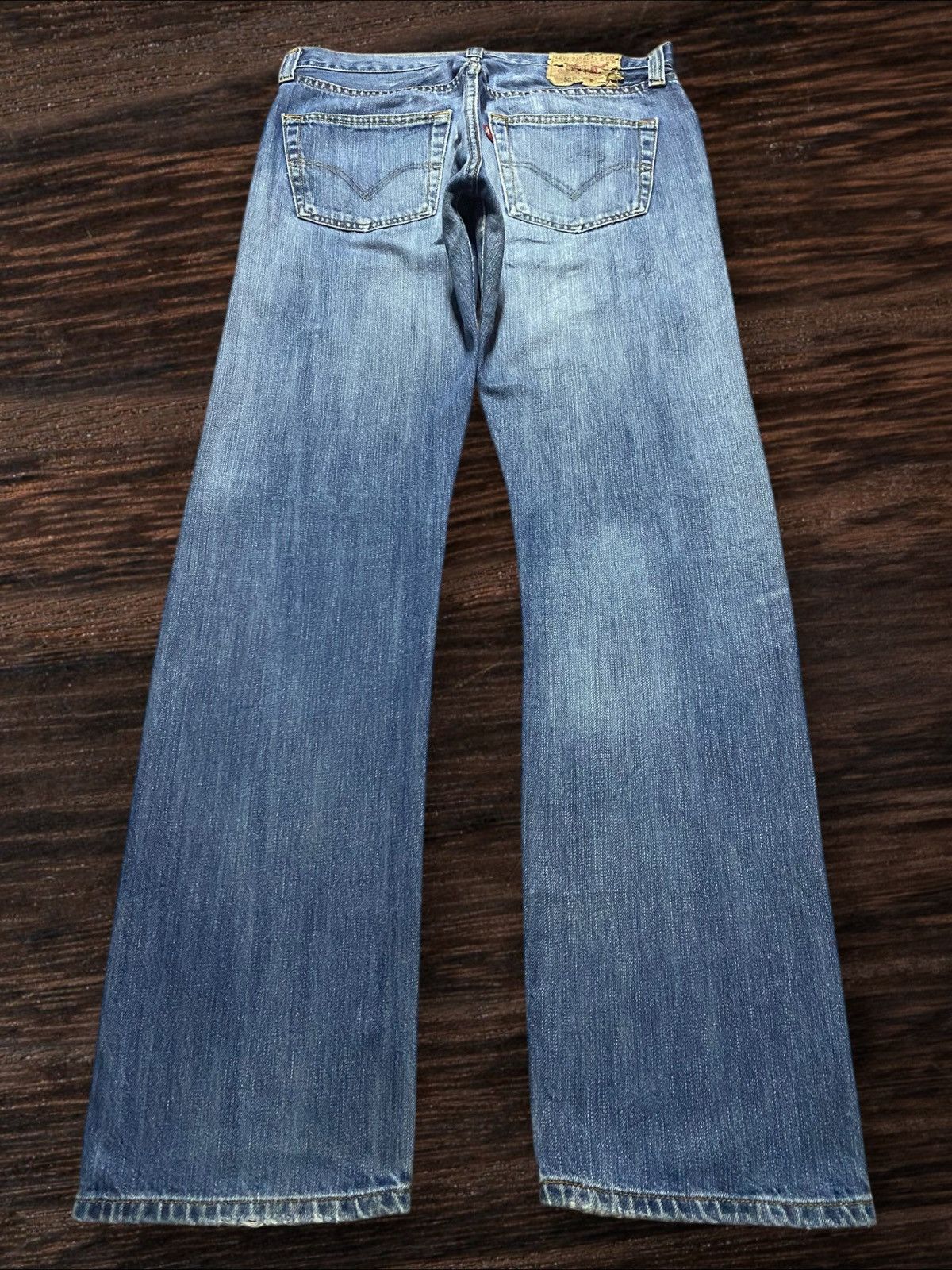 Levi's Vintage Clothing Vintage Levis 501 Ripped Loose Jeans Size US 32 / EU 48 - 2 Thumbnail