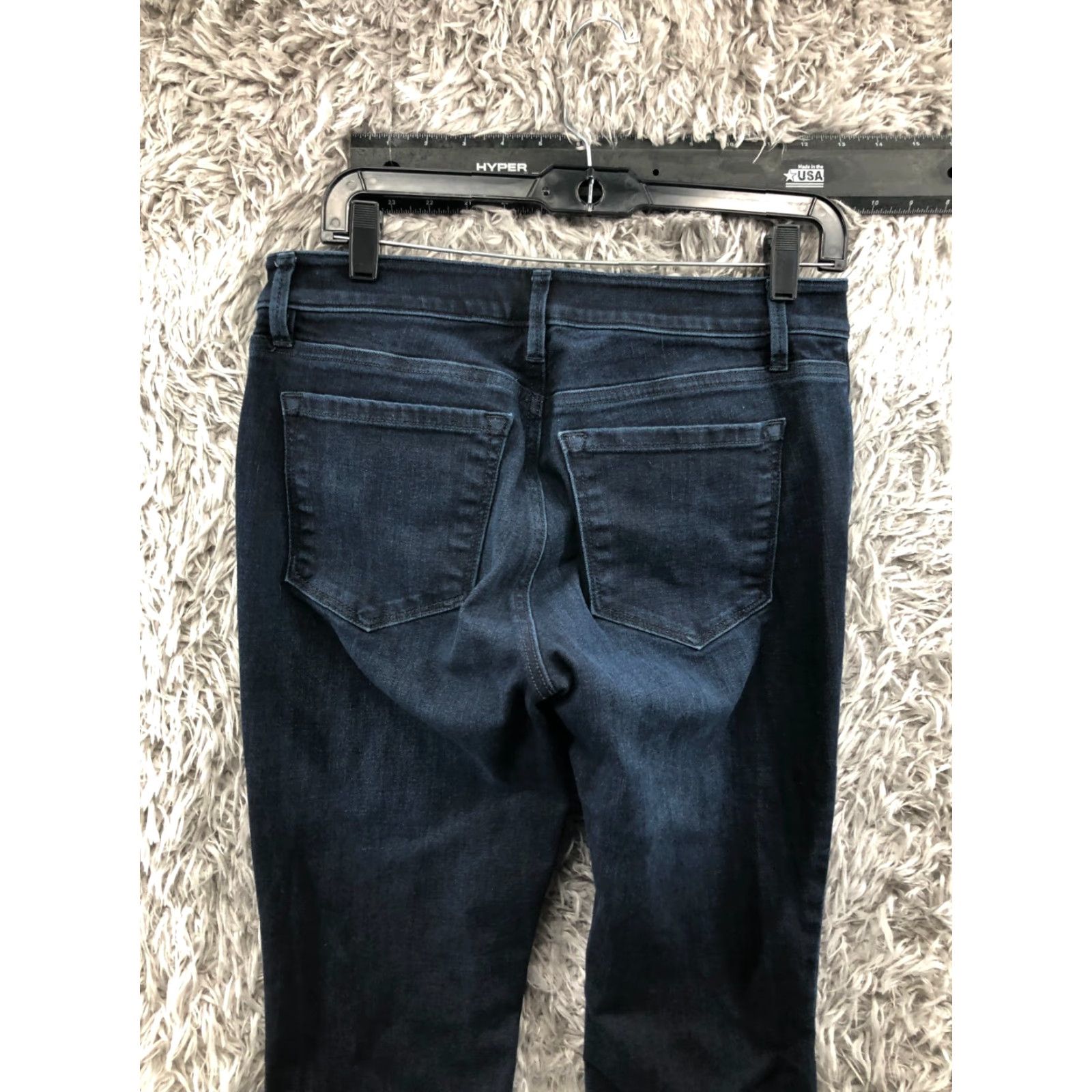 Loft LOFT Jeans Skinny Women Blue Dark Wash Size 6 5-Pocket Denim Regular Mid Rise Size 28" / US 6 / IT 42 - 7 Thumbnail