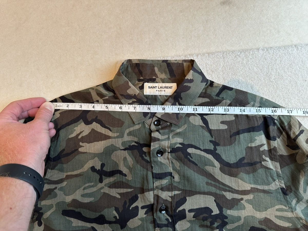 Saint Laurent Paris SS16 Saint Laurent camouflage camo shirt 😍 38 Size US M / EU 48-50 / 2 - 4 Thumbnail