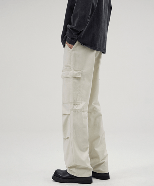 Japanese Brand × Jean Washed vintage multi-pocket baggy cargo jeans Size US 32 / EU 48 - 4 Thumbnail