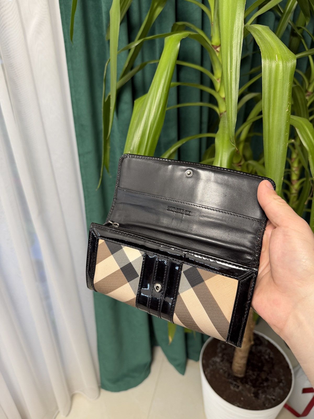 Burberry Vintage Burberry Clutch Wallet Plaid 90s Size ONE SIZE - 5 Thumbnail