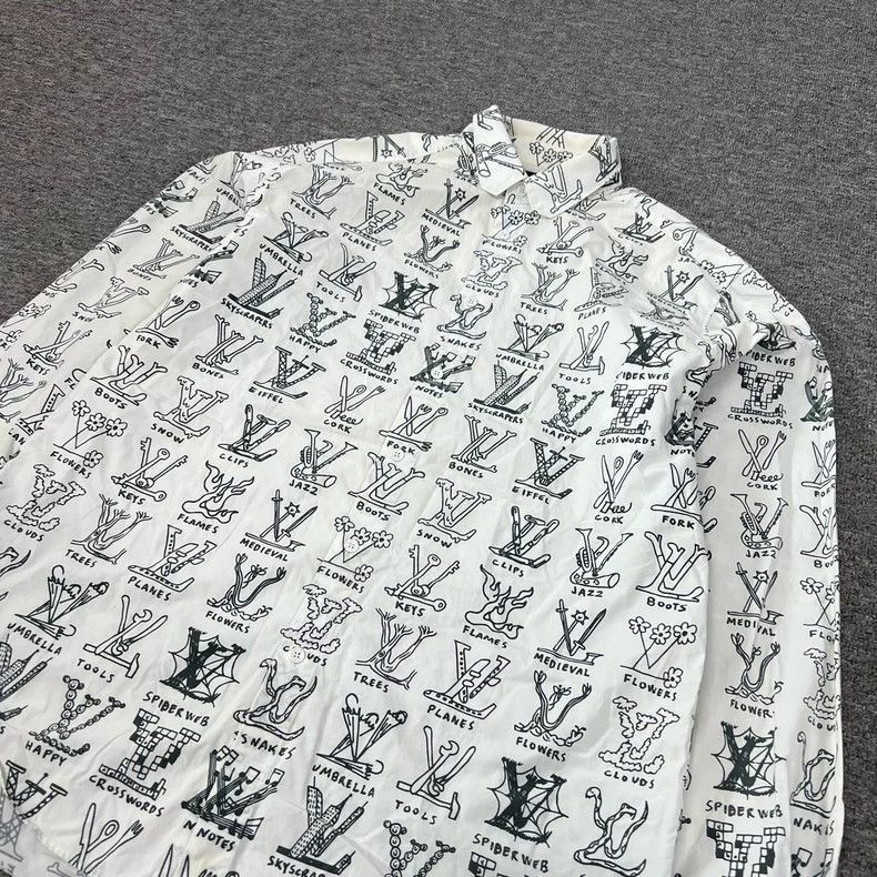 Louis Vuitton Louis Vuitton Long Sleeve Shirt XL-2507 Size US XL / EU 56 / 4 - 3 Thumbnail