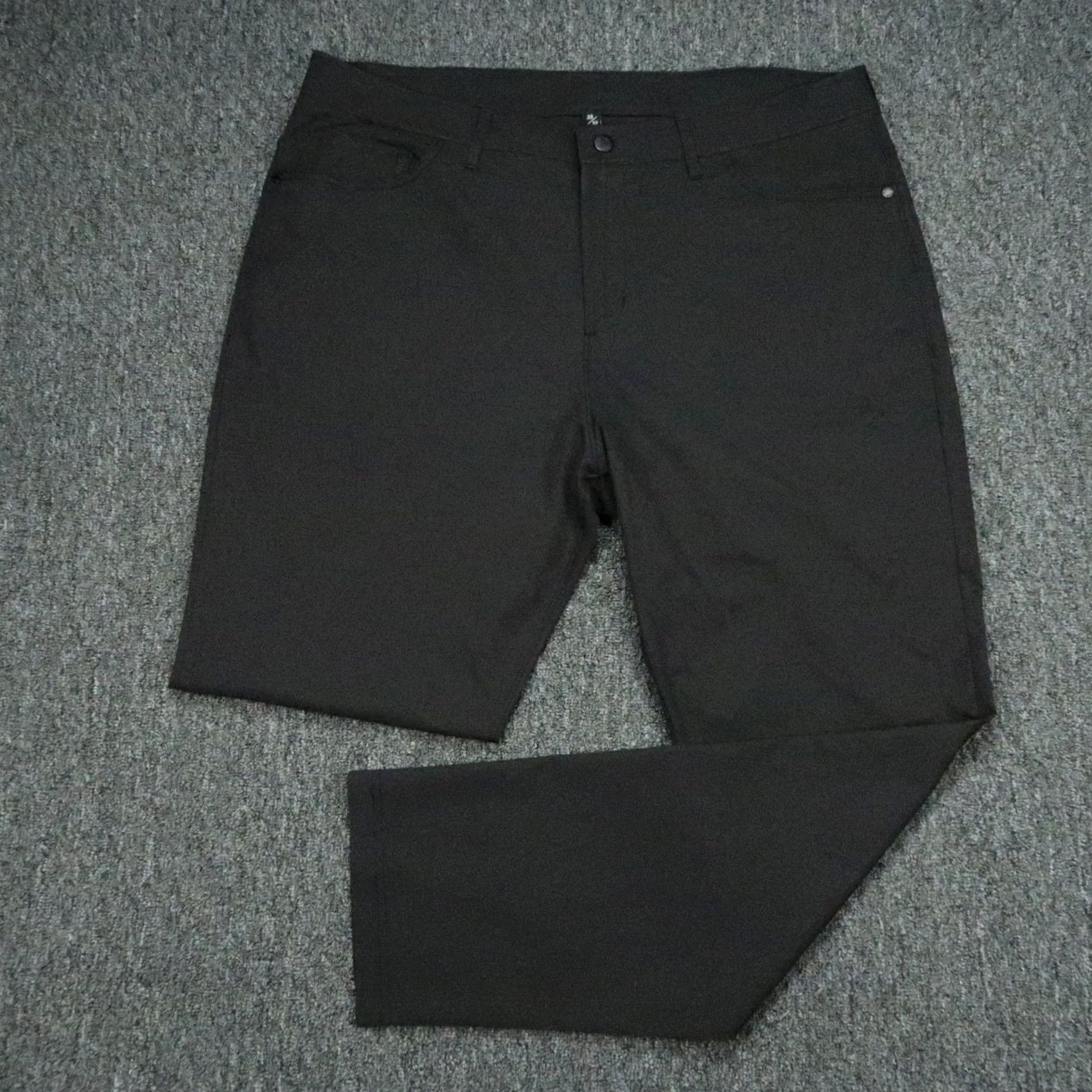 Vintage Public Rec Pants Mens 38x32 Black Chino 5 Pocket Stretch Flat Front Regular 38in Inseam Mens Clothing Size US 38 / EU 54 - 2 Thumbnail