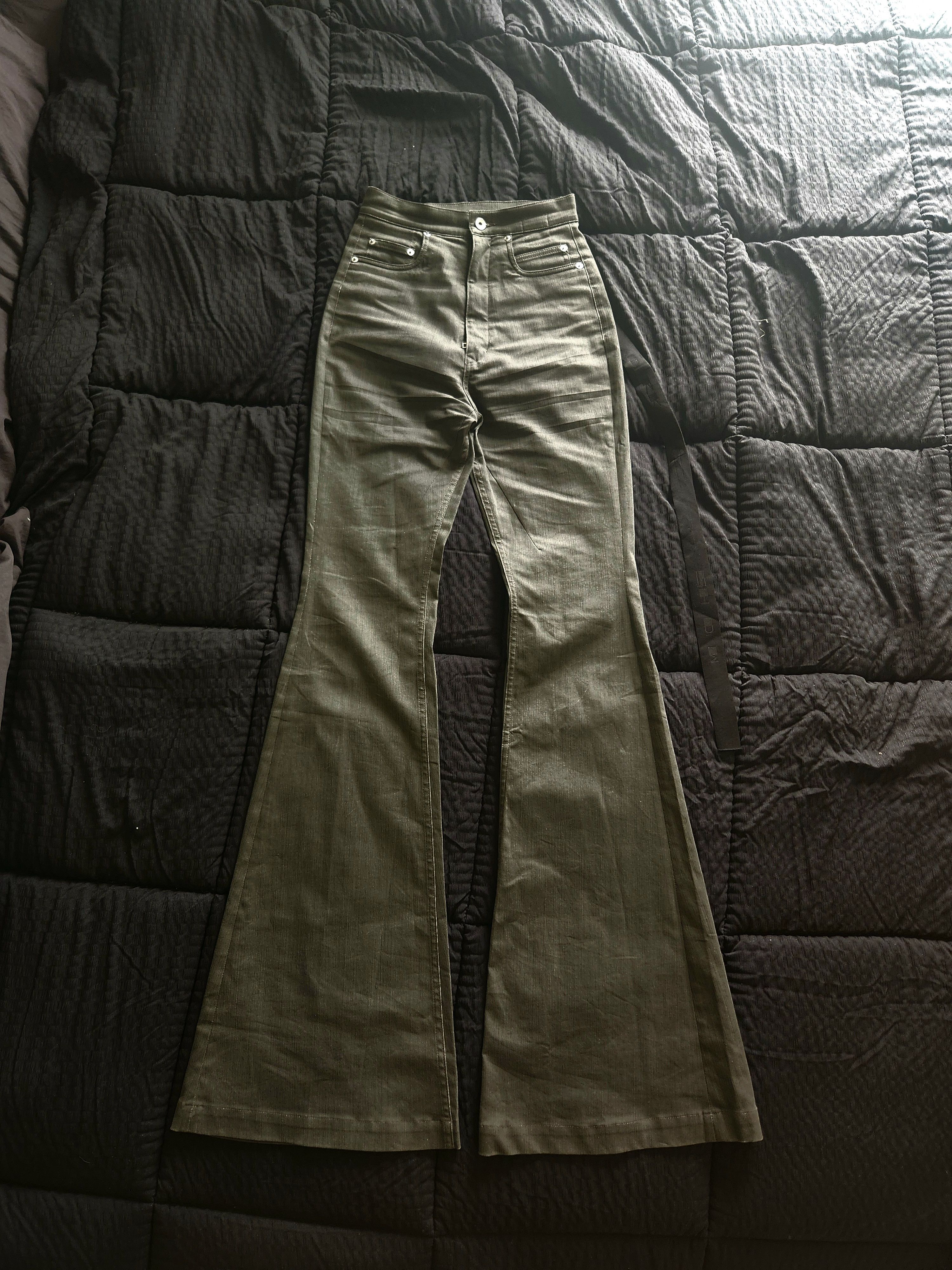 Rick Owens × Rick Owens Drkshdw Rick Owens SS24 Waxed Bolan