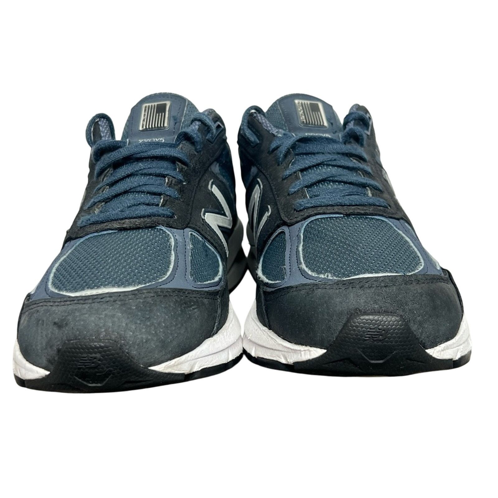 New Balance New Balance 990v5 Made In USA Navy Blue Suede Shoes M990NV5 Size US 10.5 / EU 43-44 - 5 Thumbnail