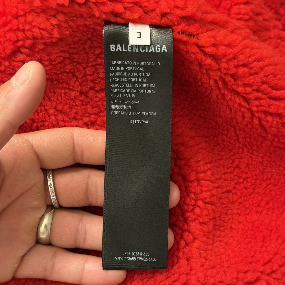 Balenciaga Balenciaga 3B Sports Icon fleece hoodie Size 3 Fits XL New Size US XL / EU 56 / 4 - 8 Thumbnail