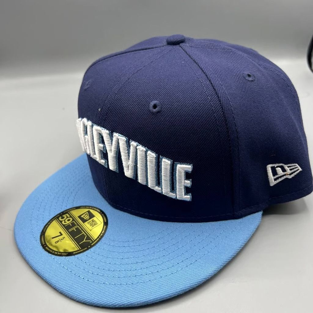 New Era Chicago Cubs Hat Men 7 5/8 Blue Wrigleyville Fitted Cap Size ONE SIZE - 3 Thumbnail