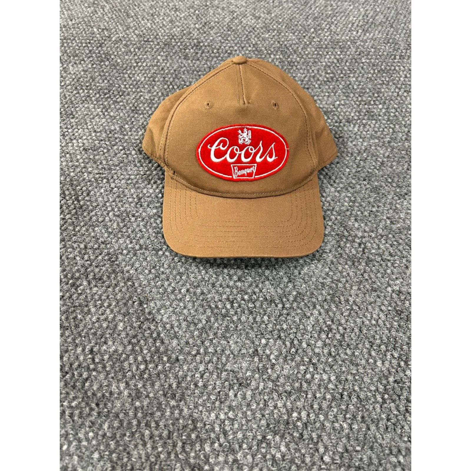 Logo 7 Coors Banquet Baseball Cap Mens Adjustable Brown Beer Logo Snapback One Size Twill Polyester Cotton Sports Classic Summer Size ONE SIZE - 3 Thumbnail