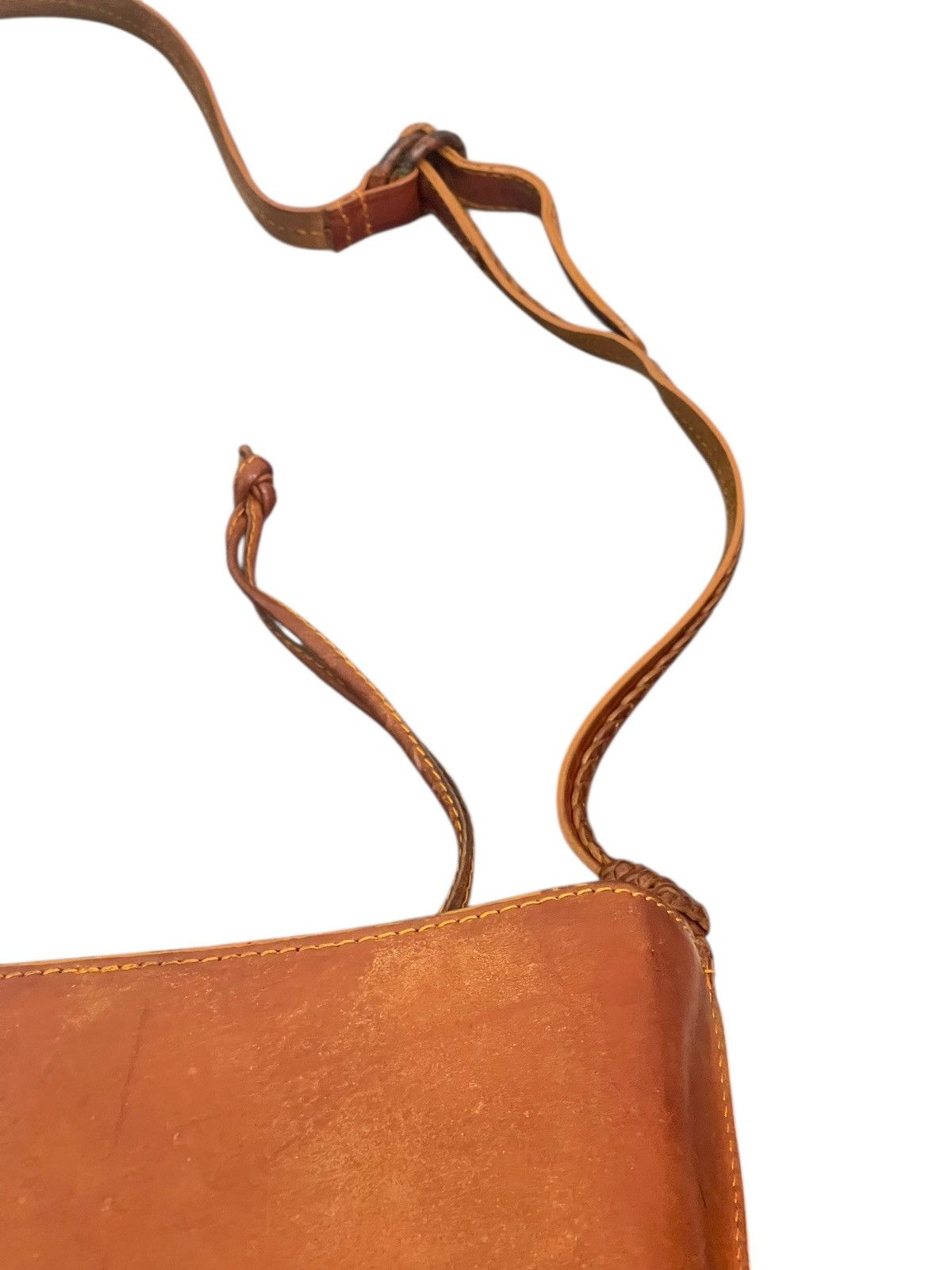 Comme des Garcons × Stussy Full Leather Beauty Patina Re Creation Cross Body Bag 2🟩0 Size ONE SIZE - 9 Thumbnail