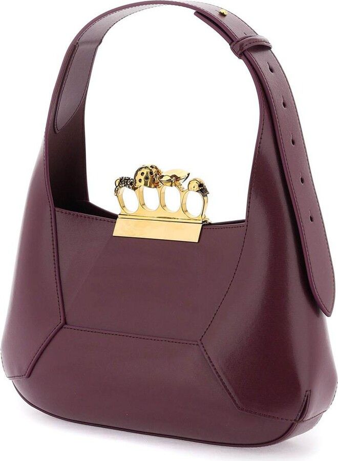 Alexander McQueen o1w1db10925 Size: OS/The Jewelled Hobo Bag in Purple Size ONE SIZE - 2 Thumbnail