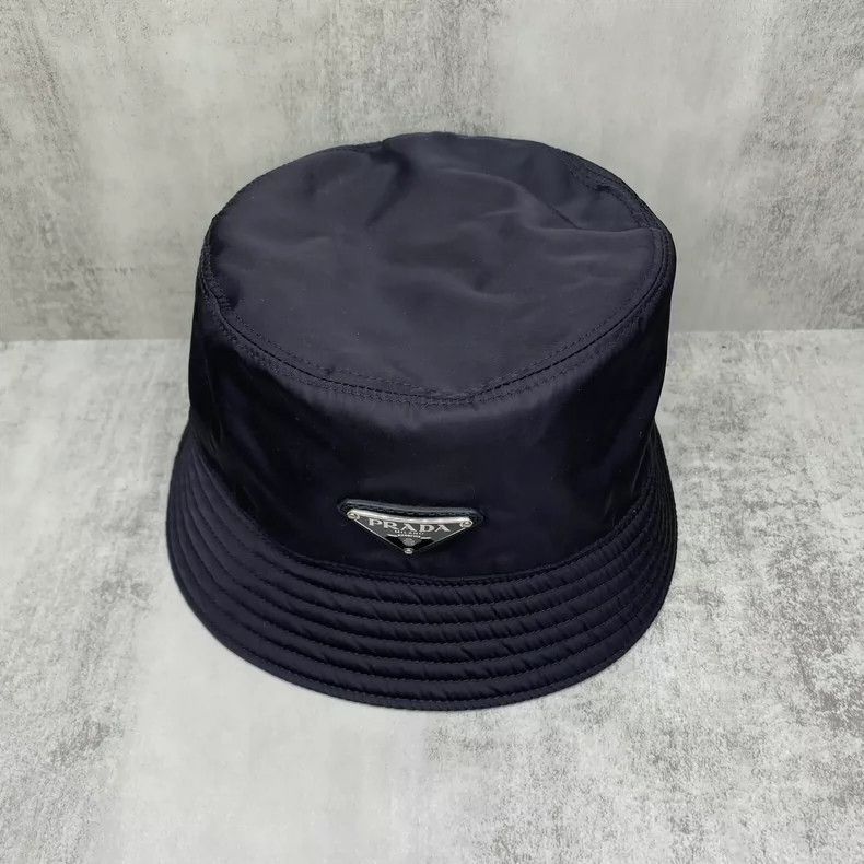 Prada PRADA Black Fisherman Hat Size S -2505 Size ONE SIZE - 2 Thumbnail