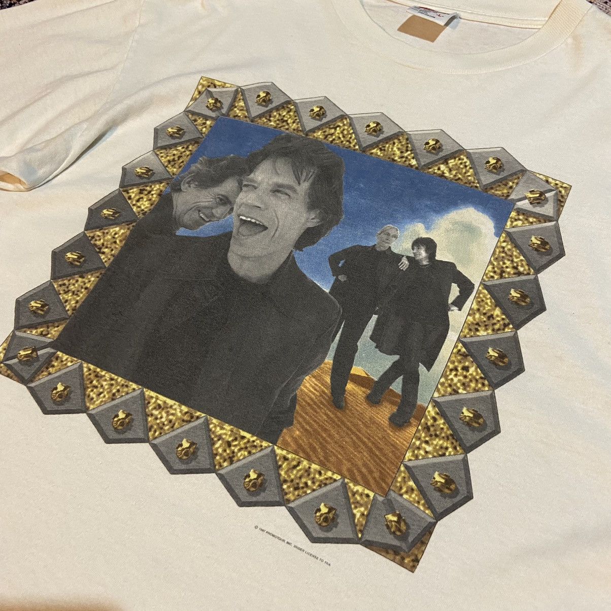 Anvil × Band Tees × The Rolling Stones 90s Band Tee The Rolling Stones Bridges To Babylon Size US L / EU 52-54 / 3 - 2 Thumbnail