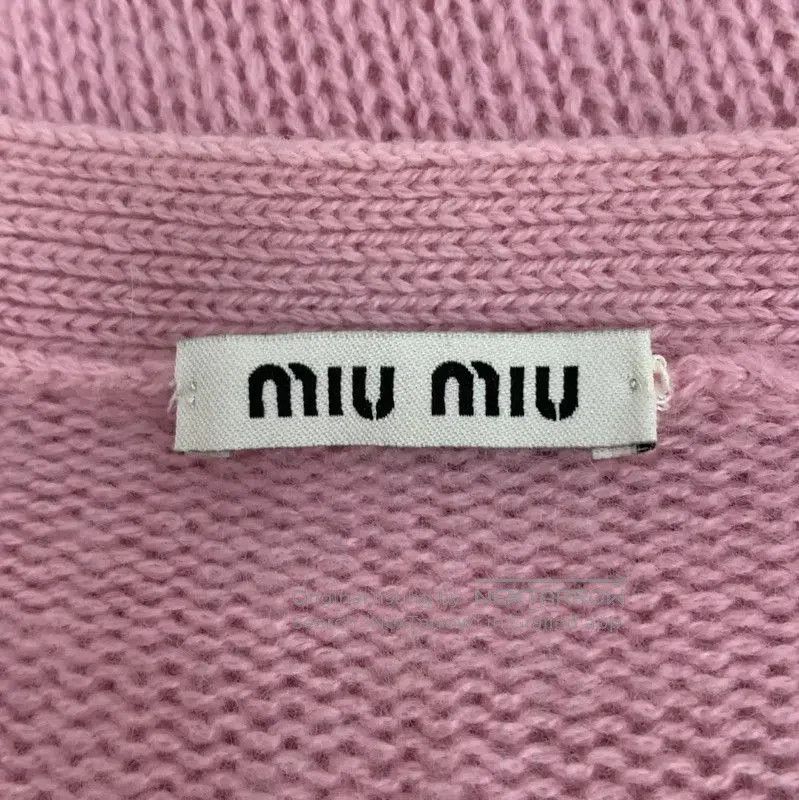 Miu Miu Miu Miu Pink Cashmere Cardigan for Women . Size S / US 4 / IT 40 - 5 Thumbnail