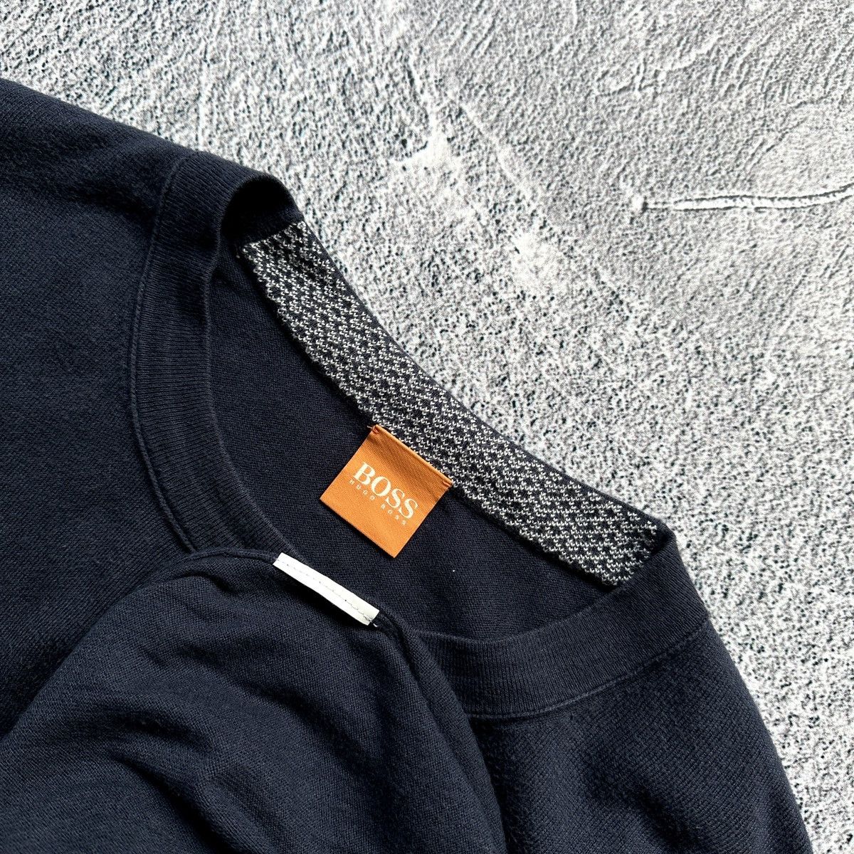Hugo × Hugo Boss Mens Sweatshirt Hugo Boss Dark Blue Size: L Size US L / EU 52-54 / 3 - 8 Thumbnail