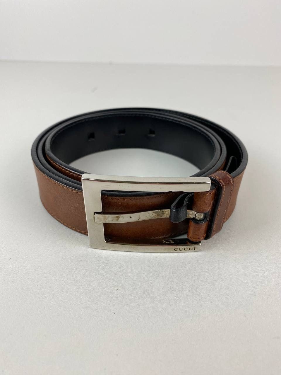 Gucci Gucci vintage leather belt Size ONE SIZE - 2 Thumbnail