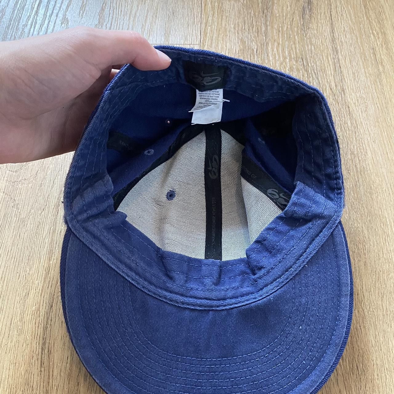 Nike Blue Nike 90 cap with white embroidered swoosh Size ONE SIZE - 4 Thumbnail