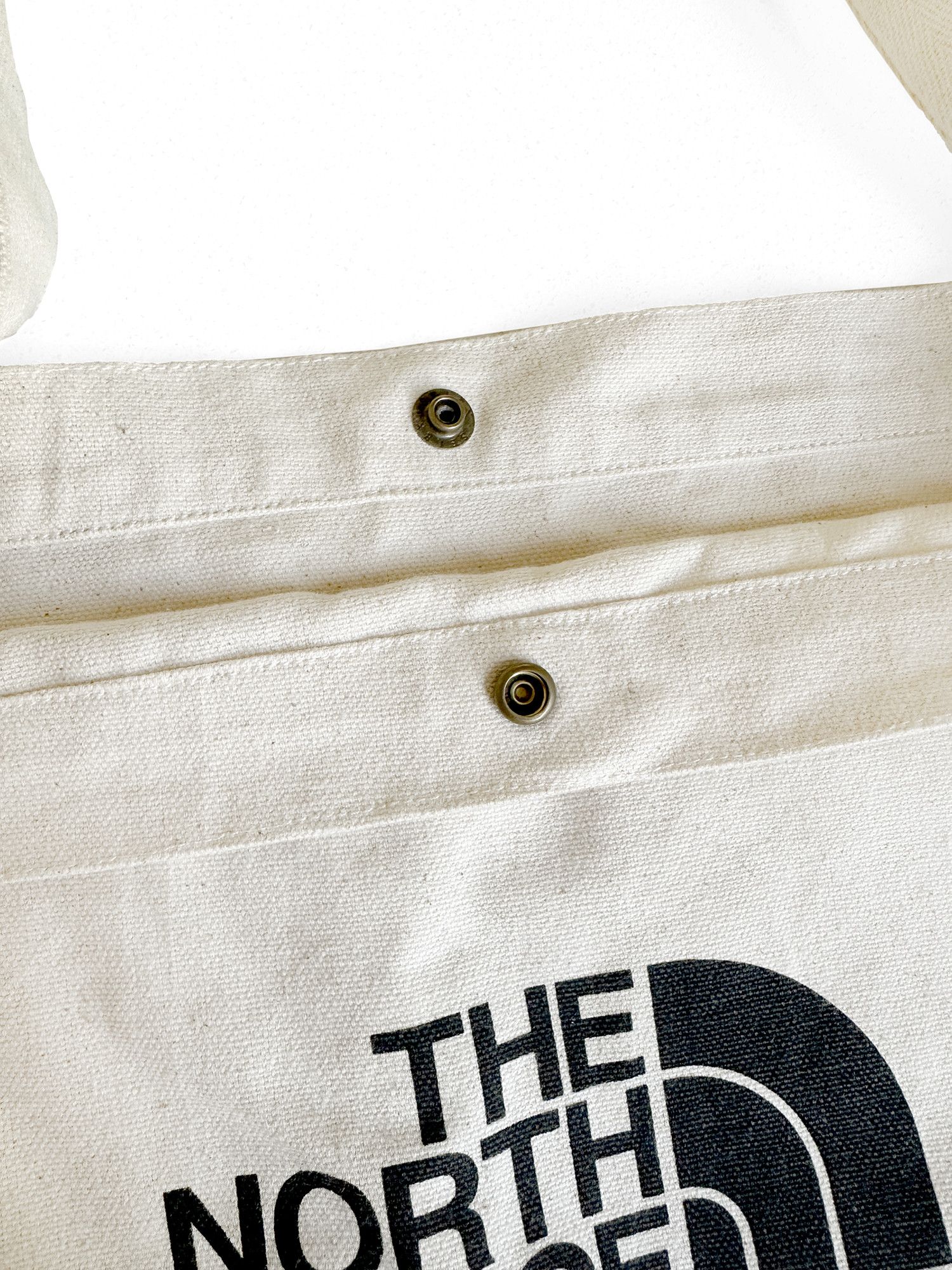 Japanese Brand The North Face Japan Exclusive Canvas Tote Bag - Natural Size ONE SIZE - 4 Thumbnail