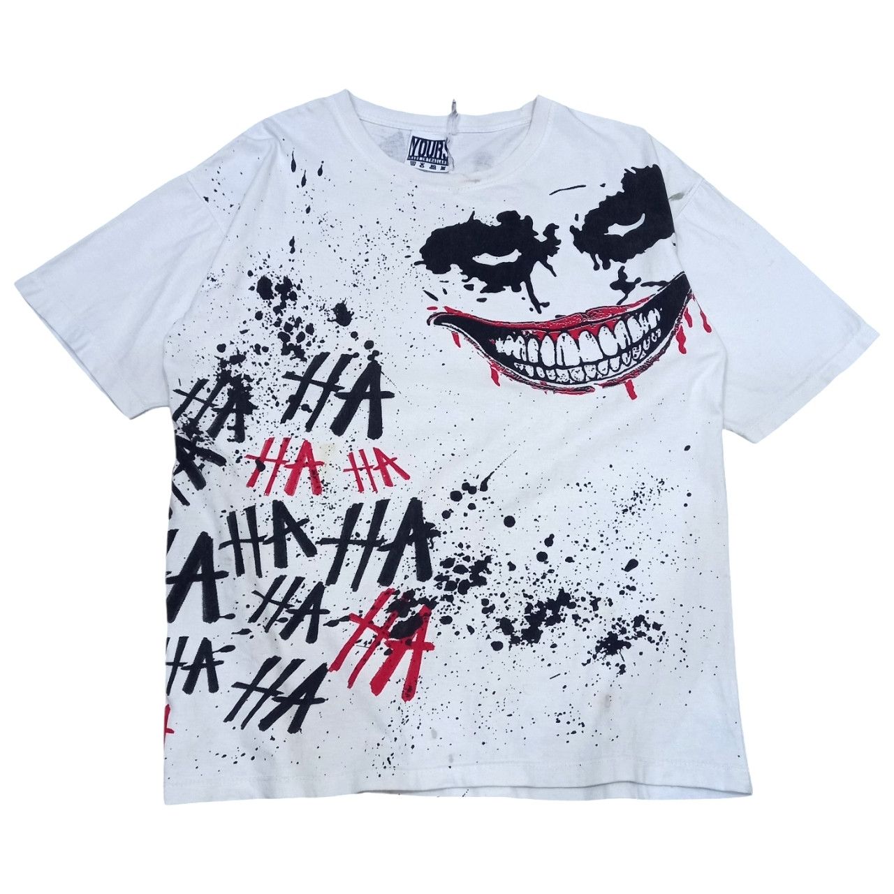 DC Comics Vintage Y2K Joker AOP "Why So Serious" Tee Size US L / EU 52-54 / 3 - 1 Thumbnail