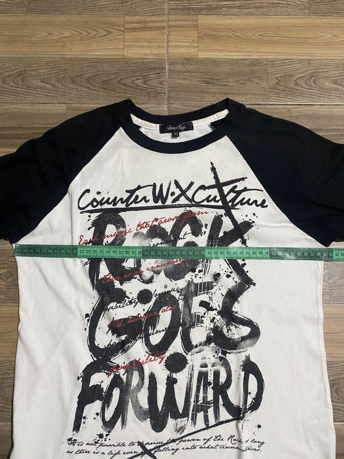 Japanese Brand × Vintage ROCK GOES FORWARD TIME STEP LONG SLEEVE TEE Size US M / EU 48-50 / 2 - 6 Thumbnail