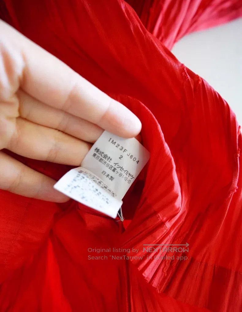 Issey Miyake Issey Miyake Red Short Sleeve Size M / US 6-8 / IT 42-44 - 6 Thumbnail