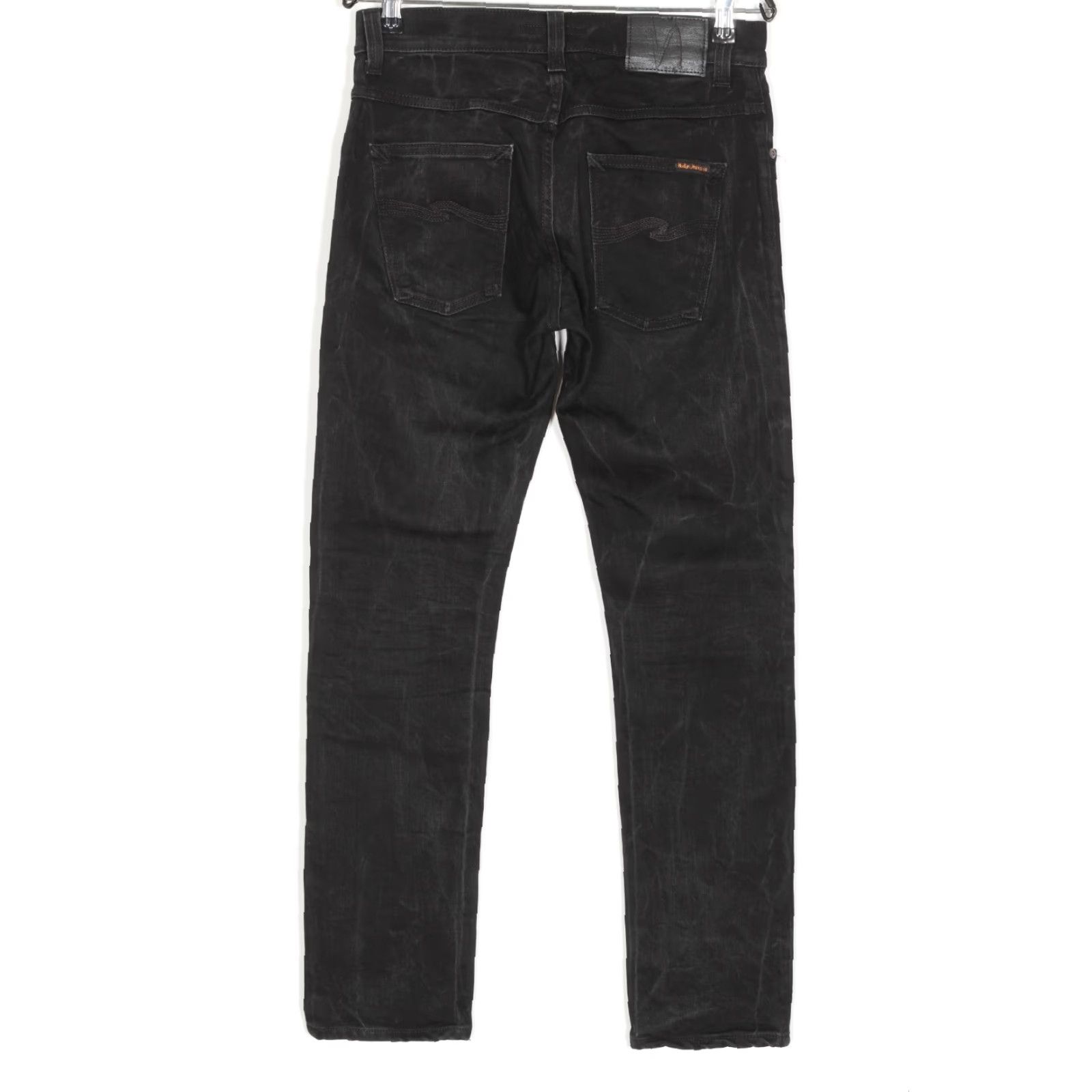 Nudie Jeans NUDIE JEANS Grim Tim Dry Cold BLACK Jeans Men Size W30 L30 Slim Straight DZ7882 Size US 30 / EU 46 - 3 Thumbnail