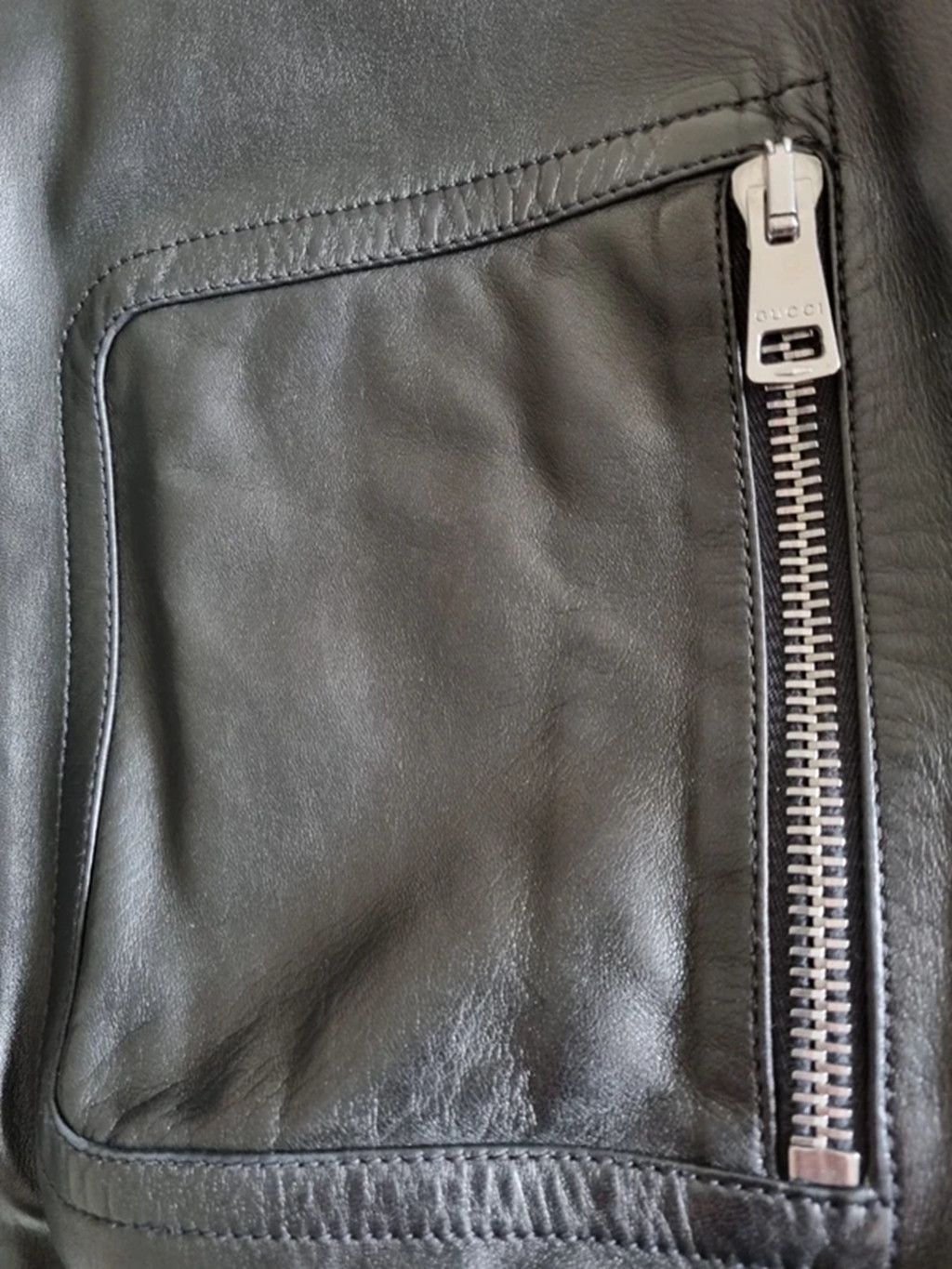 Gucci Black Gucci leather jacket Size US M / EU 48-50 / 2 - 5 Thumbnail