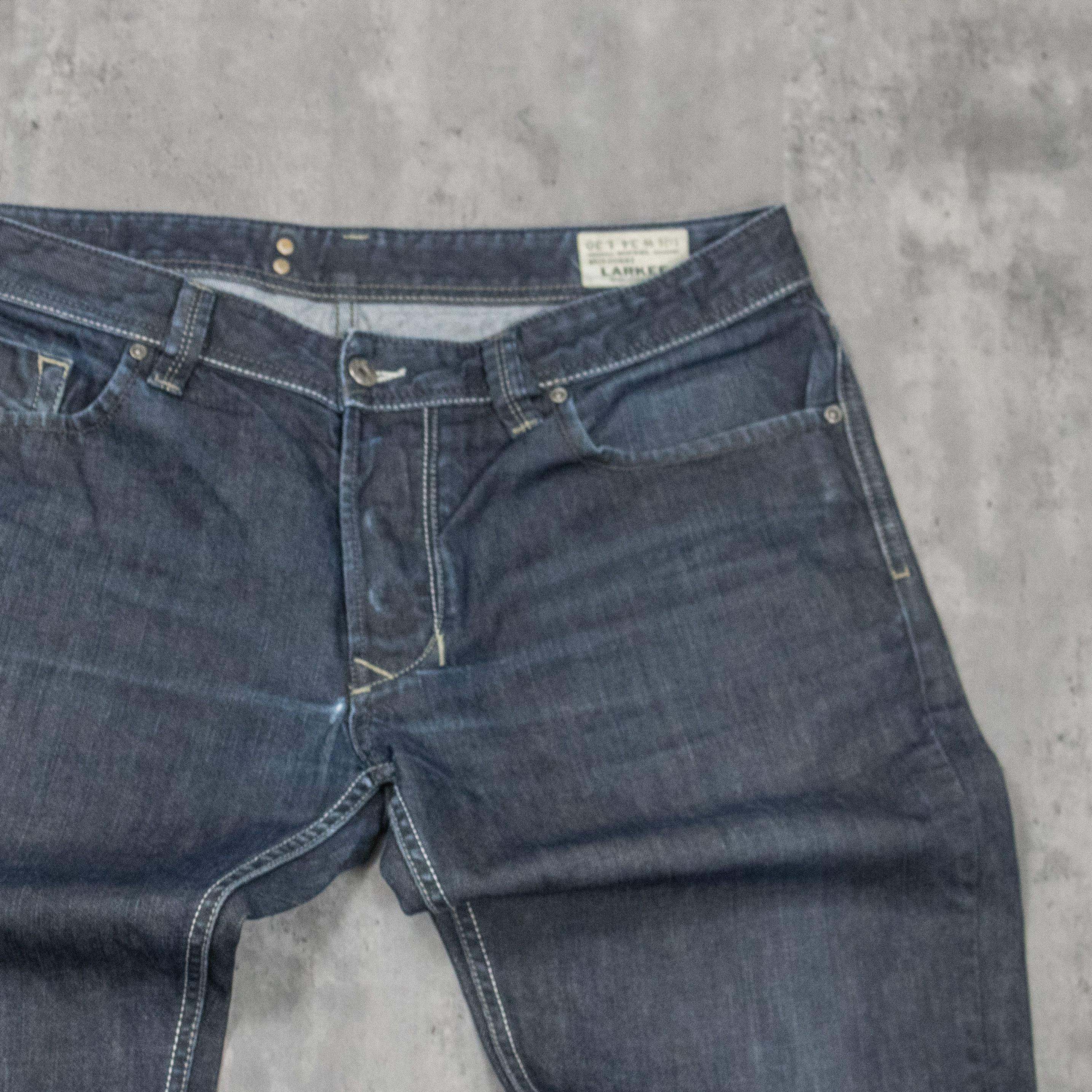 Diesel Y2K 00's Diesel Industry's Indigo Baggy Relax Denim Pant's Size US 36 / EU 52 - 7 Thumbnail