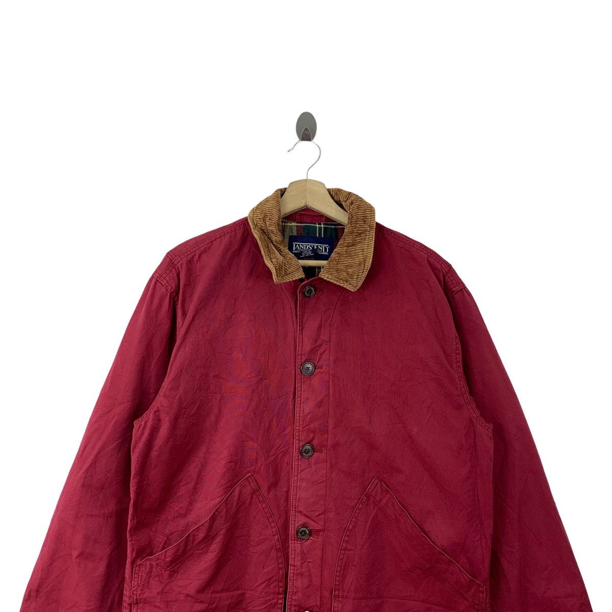 Lands' End Vintage LAND’S END Japanese Casualwear Canvas Chore Jacket Size US M / EU 48-50 / 2 - 5 Thumbnail