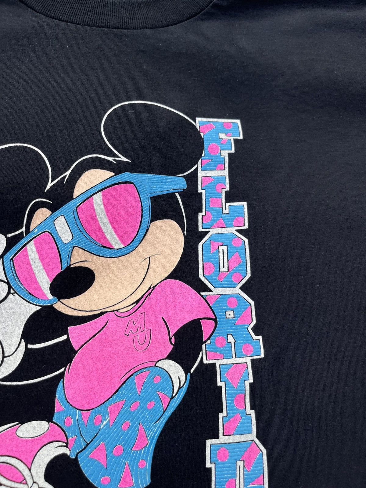 Disney × Vintage Vintage Sherry’s Best Mickey Mouse Florida neon t-shirt tee Size US XL / EU 56 / 4 - 10 Thumbnail