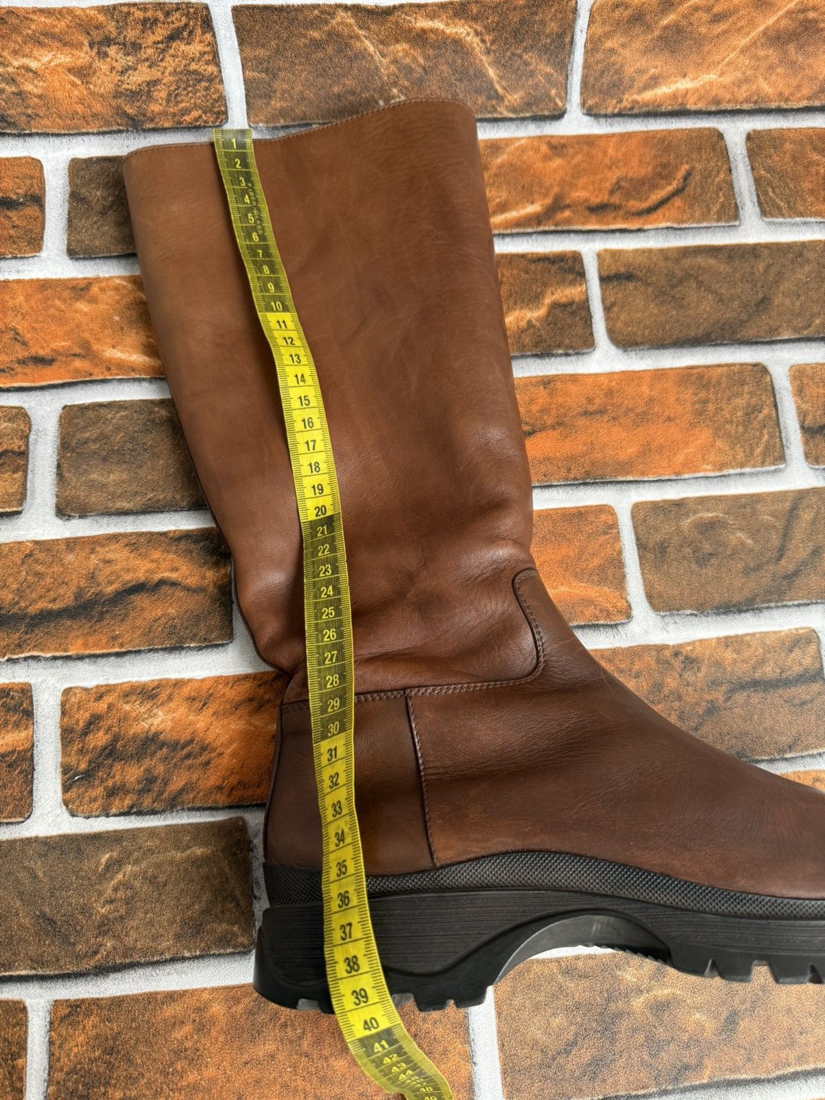 Prada ❤️🔥Rare lug sole boots Size US 8 / IT 38 - 19 Thumbnail