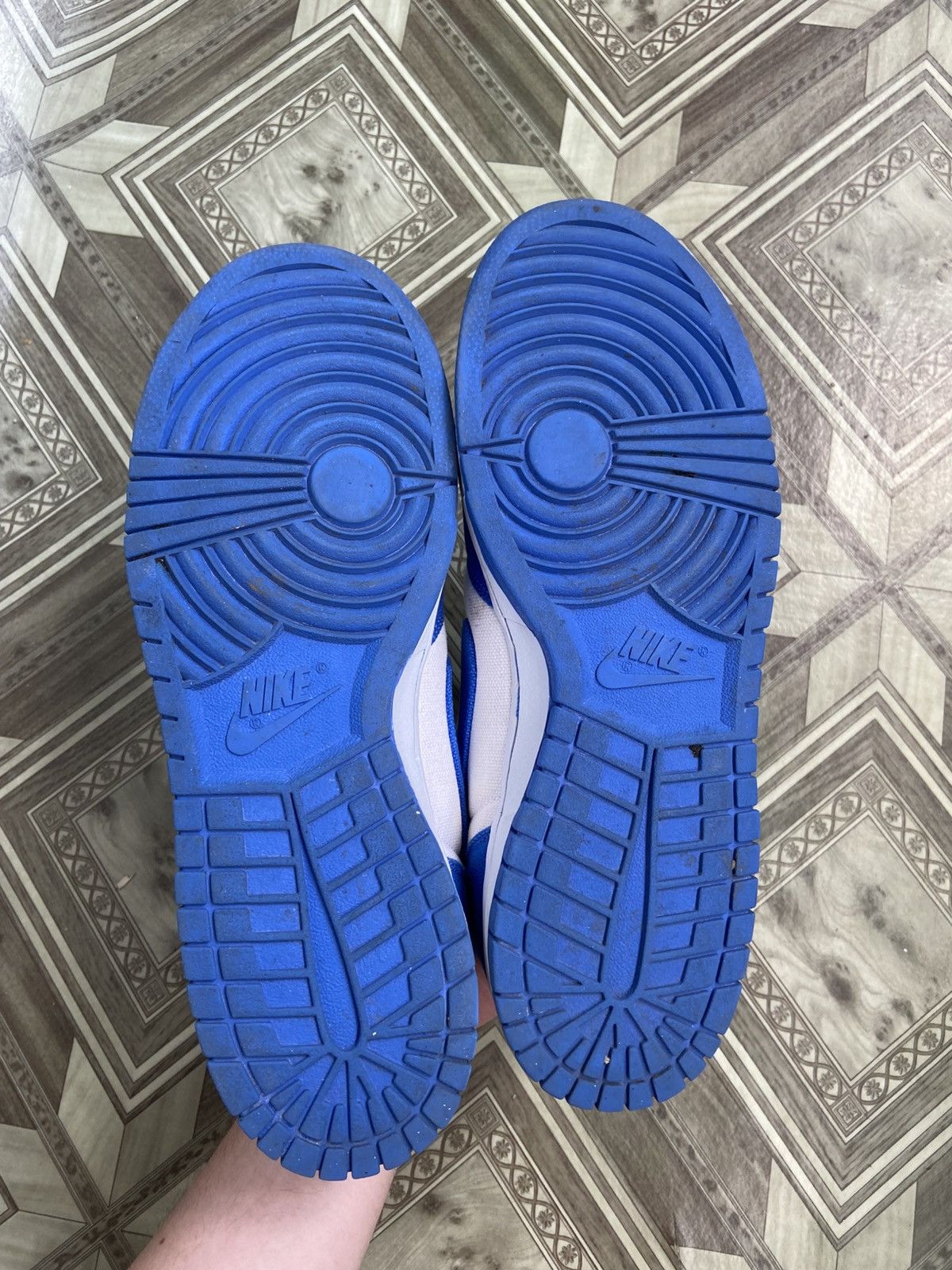 Nike × Vintage Nike Dunk Low "Blue Canvas" (255152-100, US12 / EUR46) Size US 12 / EU 45 - 9 Thumbnail