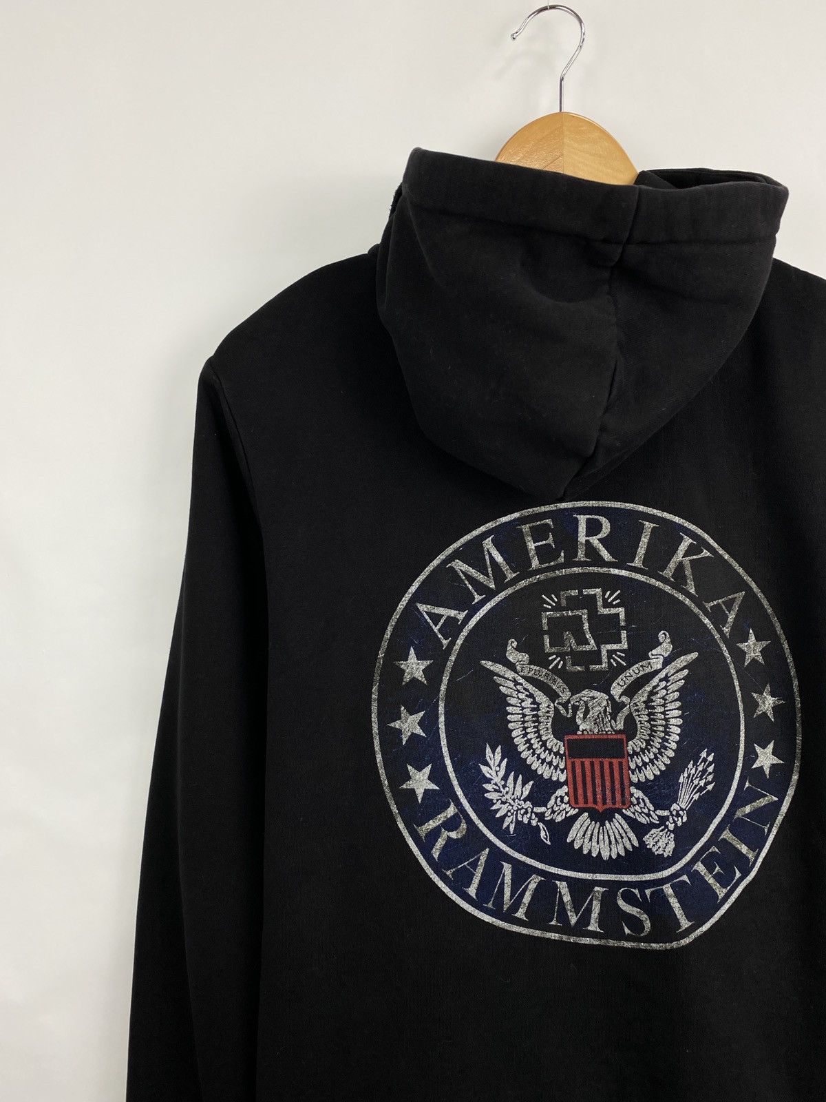 Band Tees Vintage Rammstein Were All Living In Amerika Zip Hoodie Size US M / EU 48-50 / 2 - 2 Thumbnail