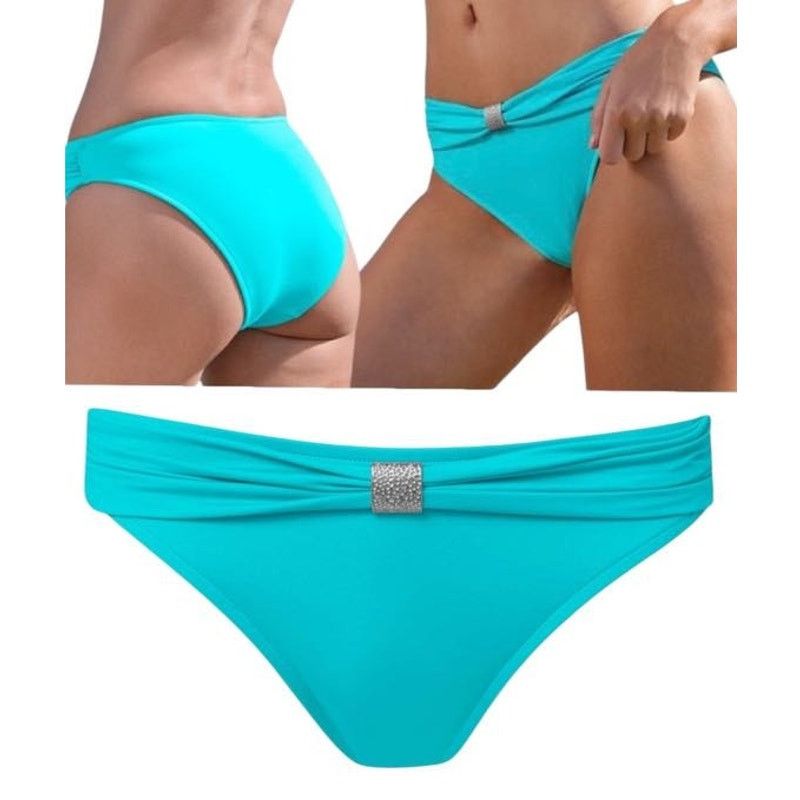 Other Venus Goddess Moderate Swim Bottom Aqua Reef Sz10 Mid Rise Size L / US 10 / IT 46 - 9 Thumbnail