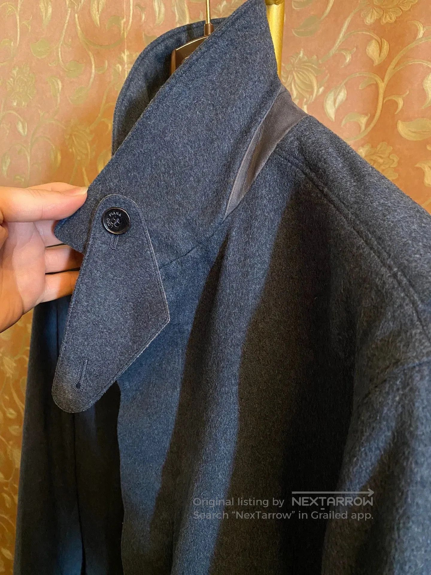 Loro Piana Black Wool Blend Heavy Coat Size L. Size US L / EU 52-54 / 3 - 3 Thumbnail