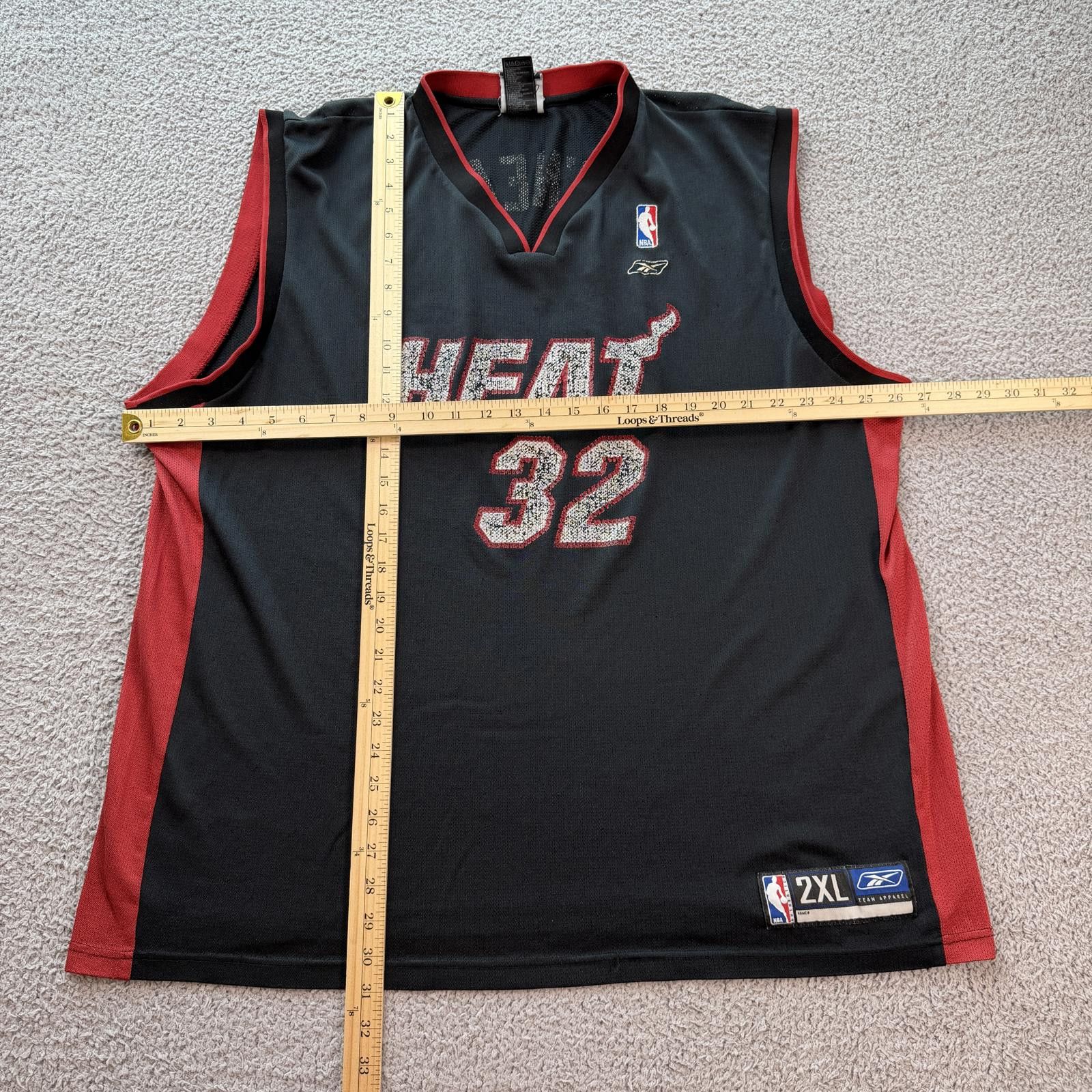 Reebok Miami Heat Shaquille O’Neal #32 Reebok NBA Jersey Black 2XL Size US XXL / EU 58 / 5 - 3 Thumbnail