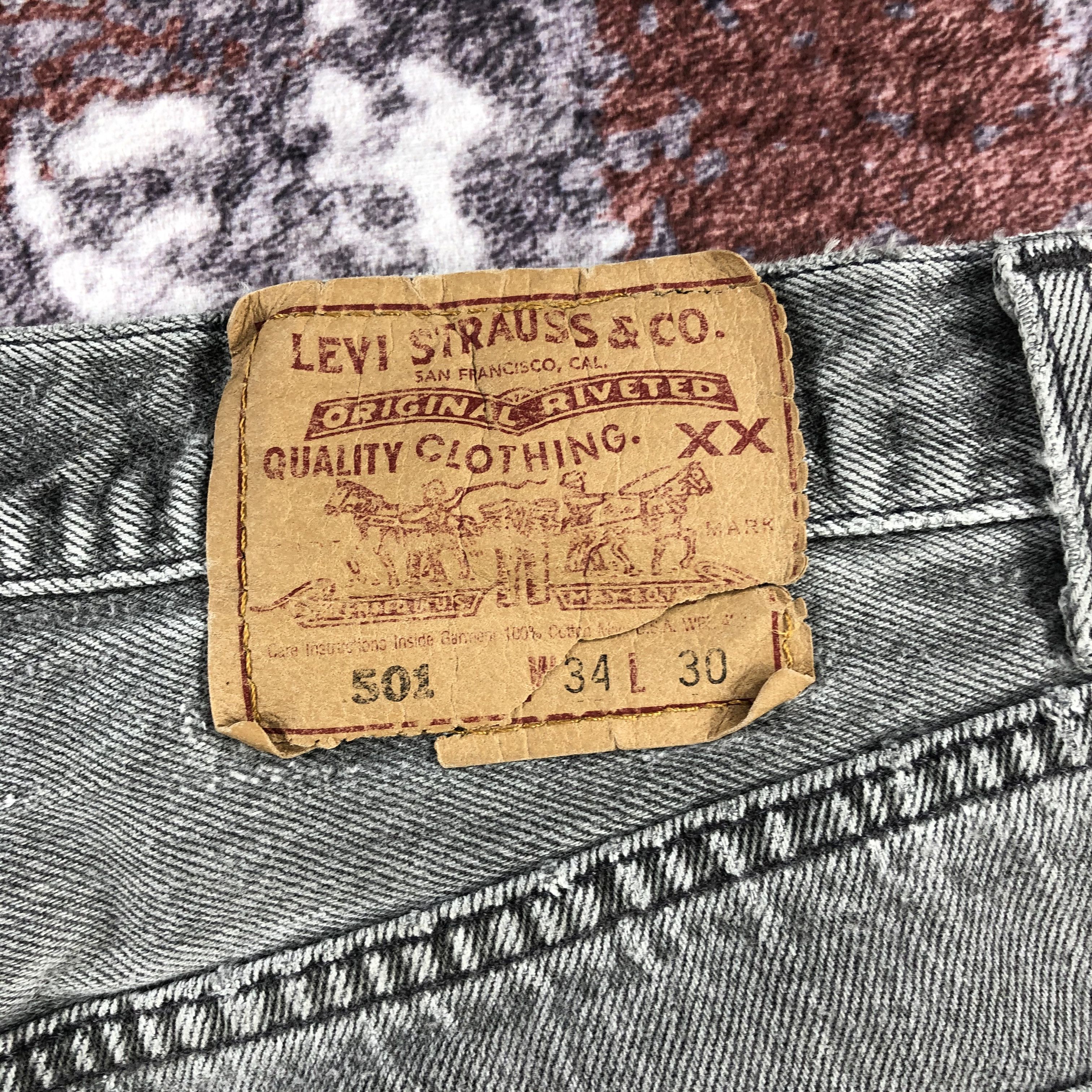 Levi's × Vintage 90s Vintage Levis 501 Earth Tone Jeans-JM2380 Size US 34 / EU 50 - 6 Thumbnail