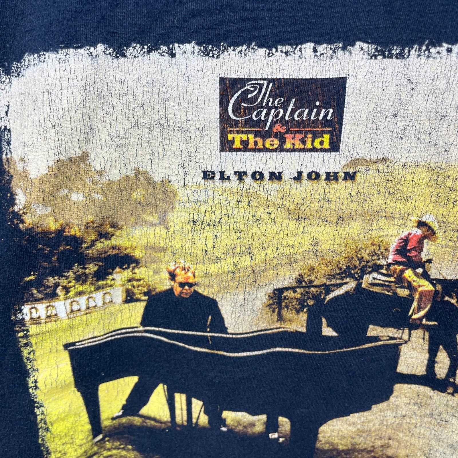 Vintage Vintage Elton John The Captain And The Kid T Shirt Large Size US L / EU 52-54 / 3 - 3 Thumbnail