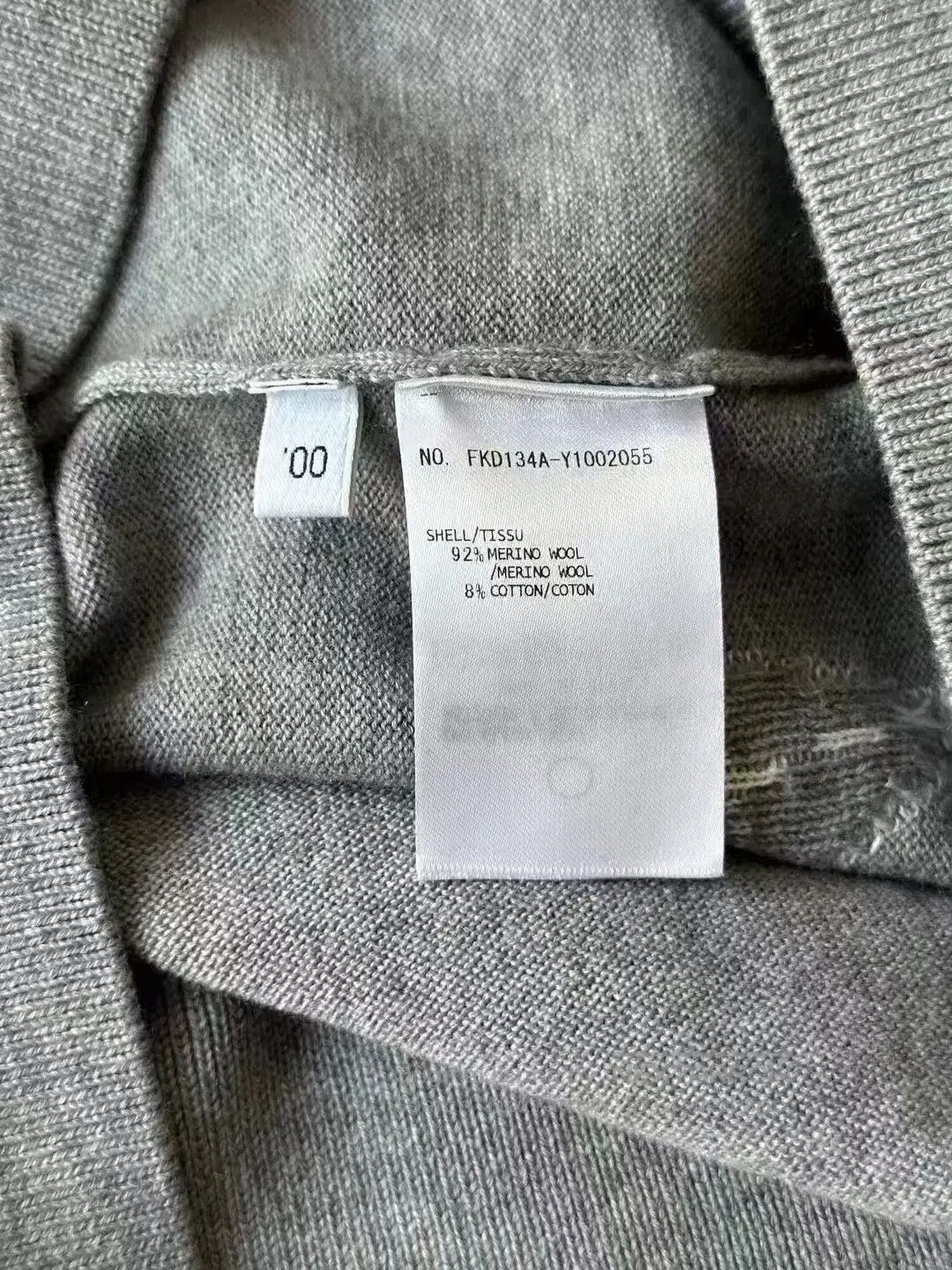 Thom Browne Thom Browne Grey Kite Embroidered Wool Dress| Size S / US 4 / IT 40 - 4 Thumbnail