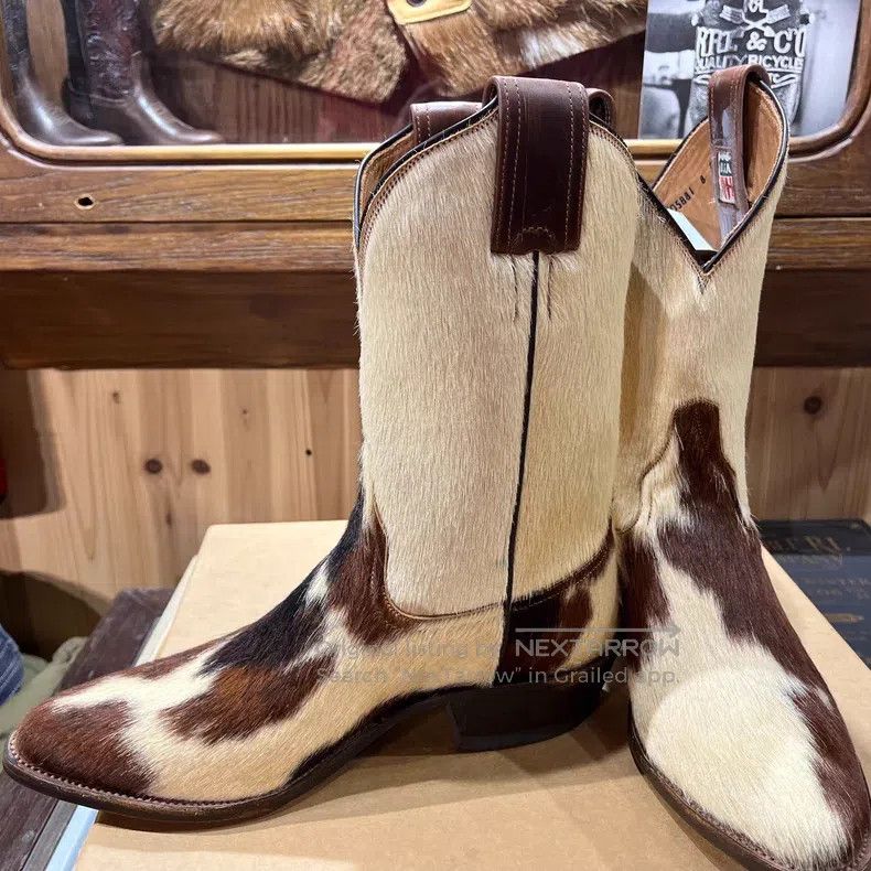 RRL Ralph Lauren RRL Ralph Lauren Horsehair Cowboy Boots Size US 8 / EU 41 - 6 Thumbnail