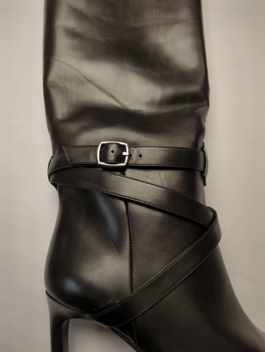 Celine CELINE High Boot 80 Leather Knee Boots Size US 10 / IT 40 - 7 Thumbnail