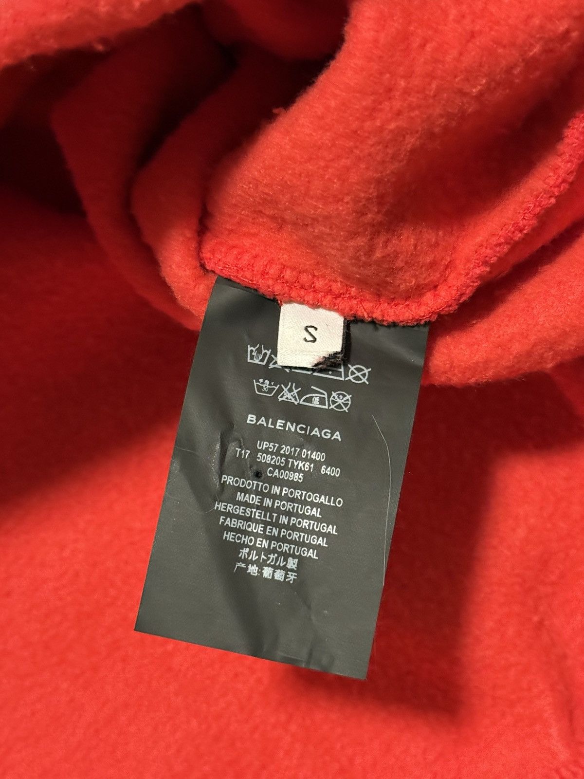 Balenciaga Balenciaga Europe SS18 Hoodie Size US S / EU 44-46 / 1 - 4 Thumbnail