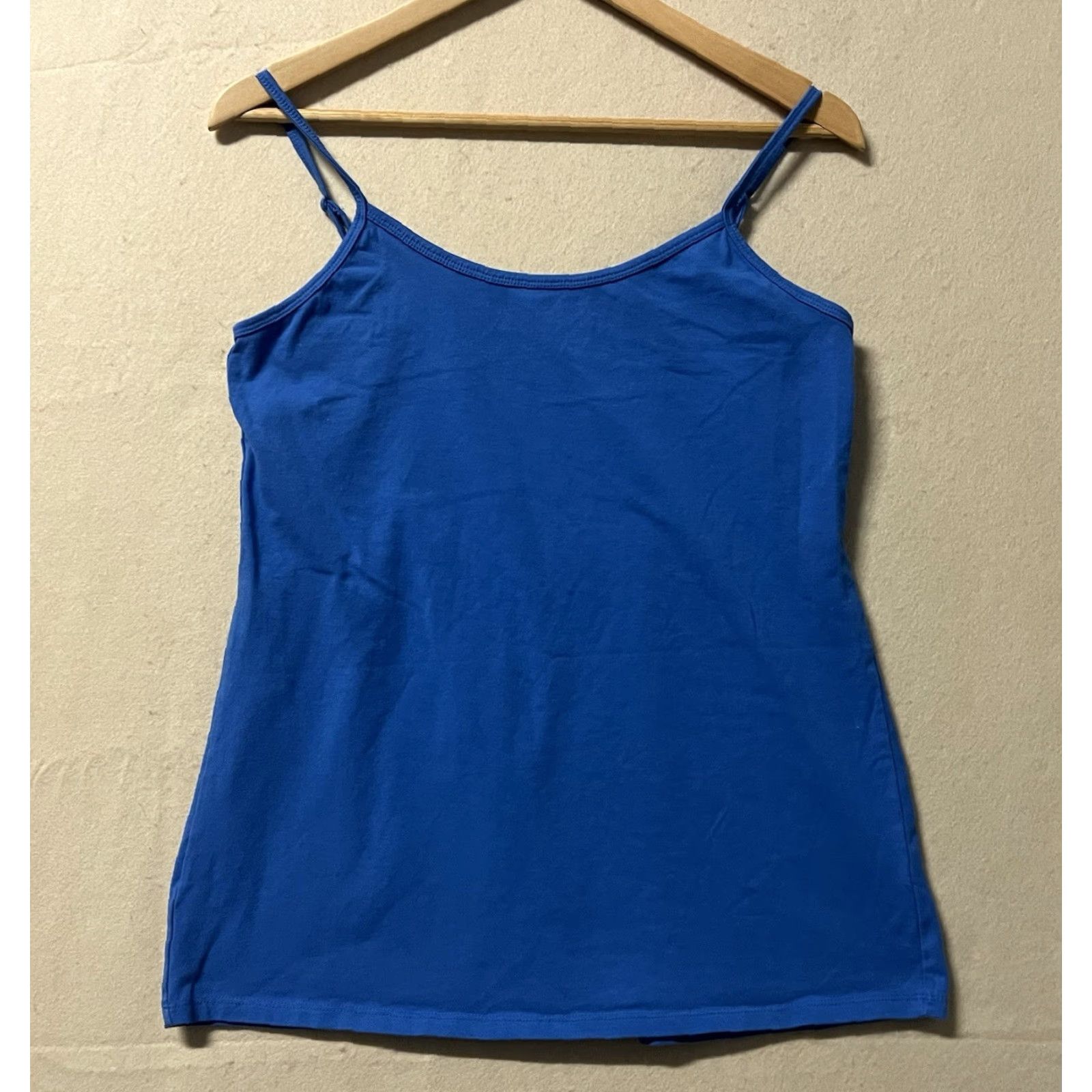 Torrid Torrid Tank Women Cotton Blue See Pictures Size M-L Strappy Sleeveless Scoop Neck Cotton Blend Lightweight Breathable Casual Summer Basic Size M / US 6-8 / IT 42-44 - 2 Thumbnail