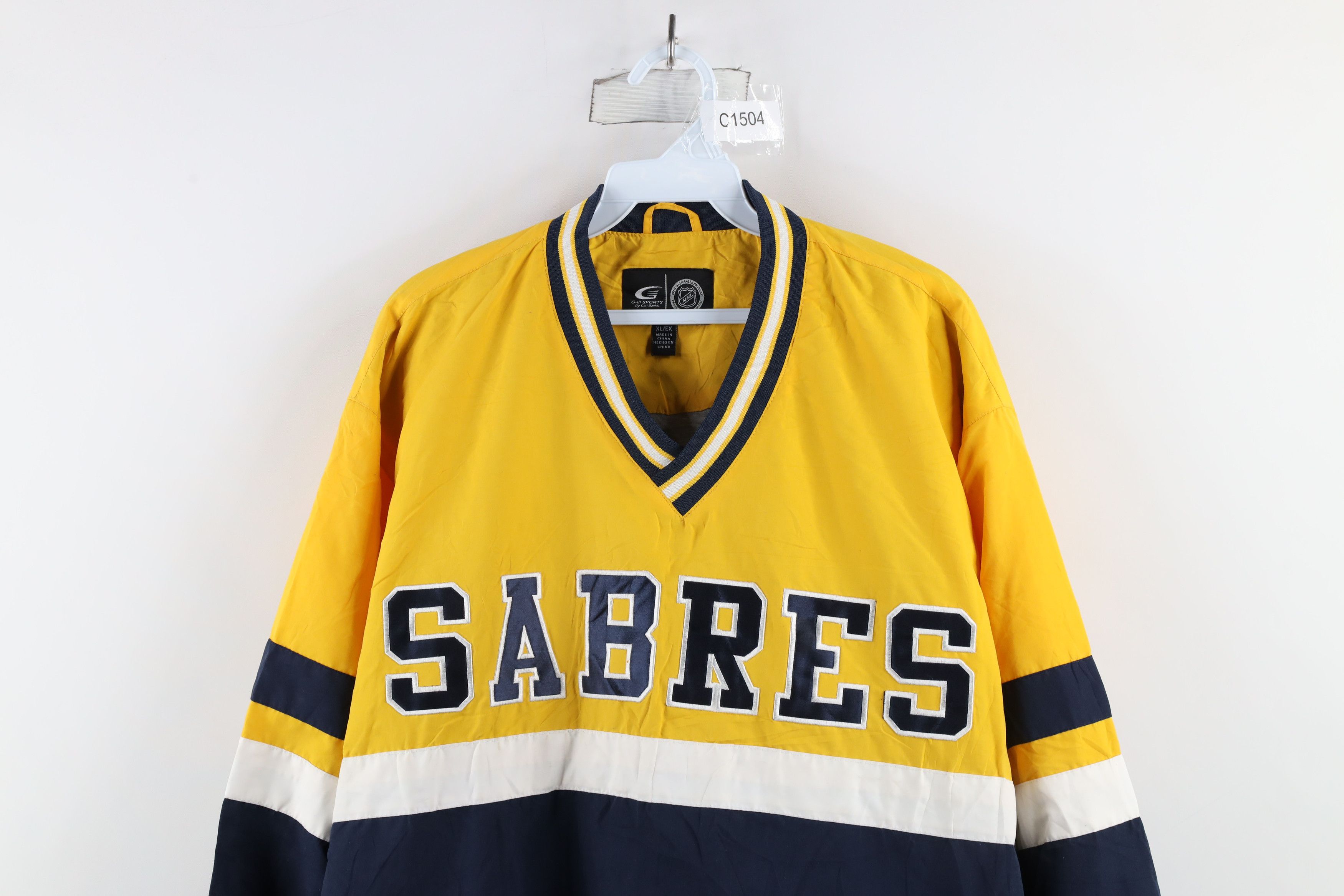 Vintage Vintage Buffalo Sabres Hockey Pullover Windbreaker Jacket Size US XL / EU 56 / 4 - 2 Thumbnail
