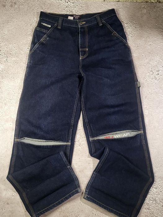 Wu-Tang Clan Wu Wear jeans, baggy vintage Wu-Tang Clan 90s hip hop Y2K 32 Size US 32 / EU 48 - 2 Thumbnail