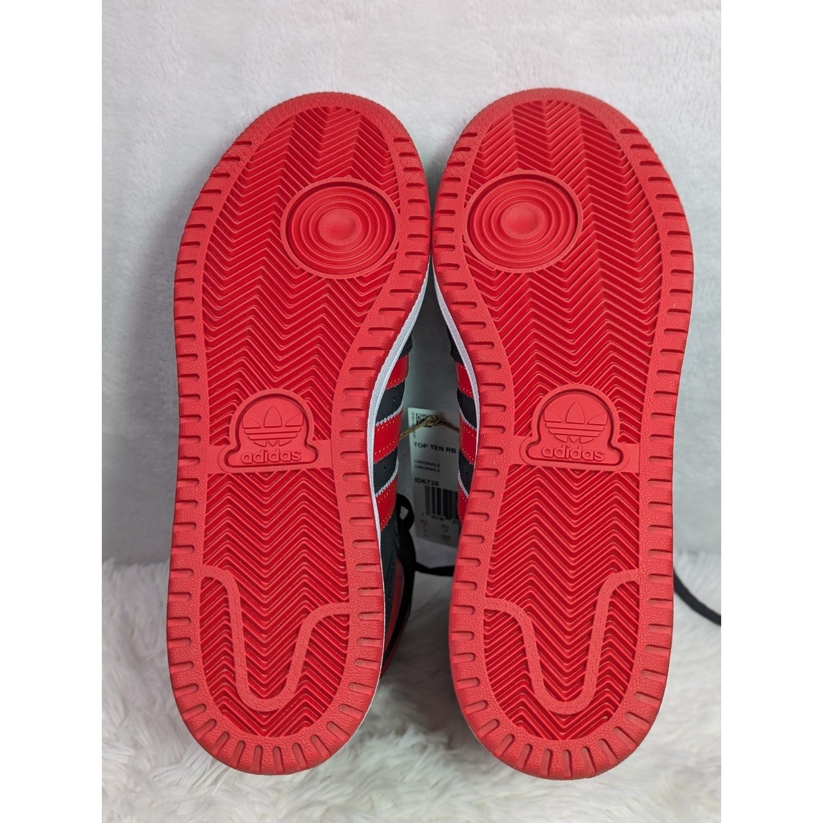Adidas Adidas Top Ten RB J Black Red Sneakers ID6728 Size 7Y Size US 6.5 / EU 39-40 - 9 Thumbnail