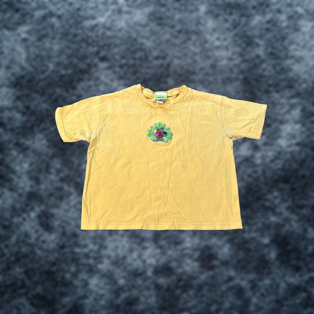 Vintage VINTAGE Scooby Doo T Shirt Womens Small S Yellow USA 90s Crew Neck Short Sleeve Cotton Embroidered Mustard Yellow Girls Womens Size S / US 4 / IT 40 - 1 Thumbnail