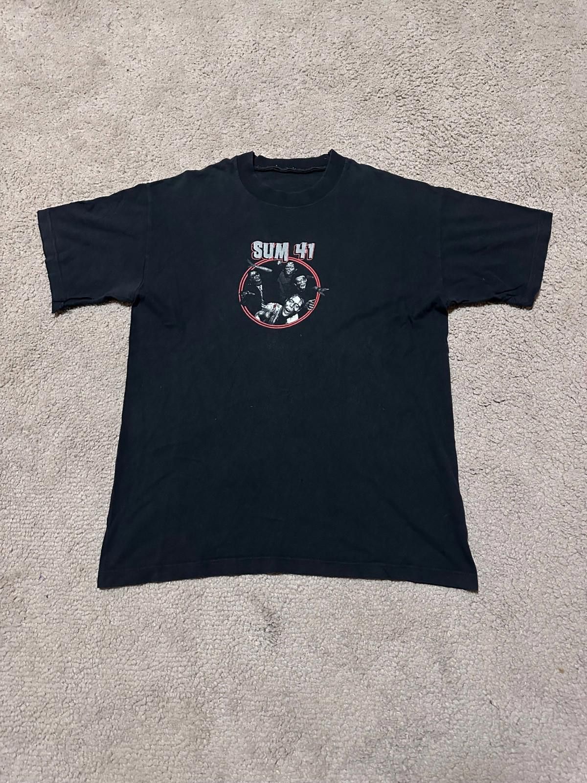 Band Tees Vintage SUM 41 Tshirt Word Tour 2003 Size US M / EU 48-50 / 2 - 1 Thumbnail