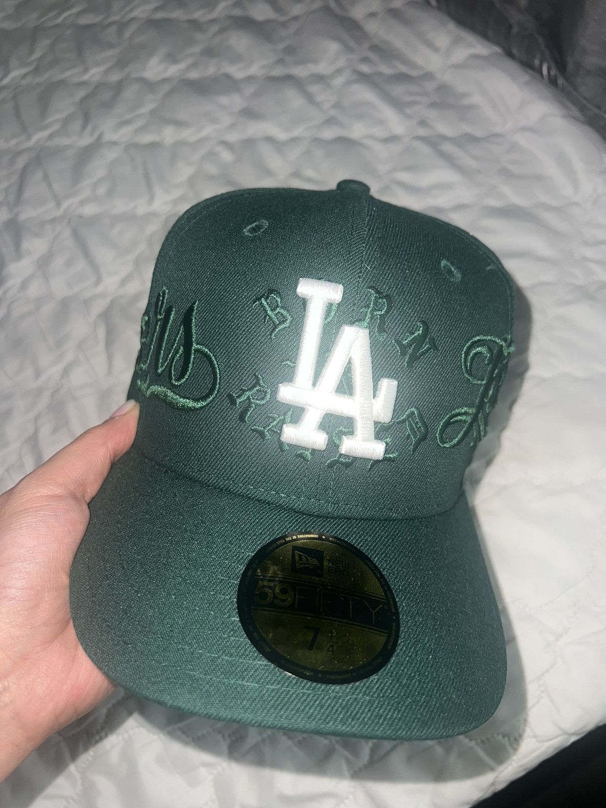 New Era Mr Cartoon + Dodgers Script Wrap Fitted | Grailed